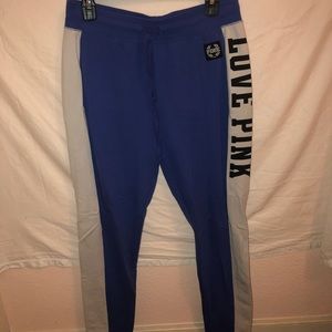 victoria's secret pink purple/blue sweatpants